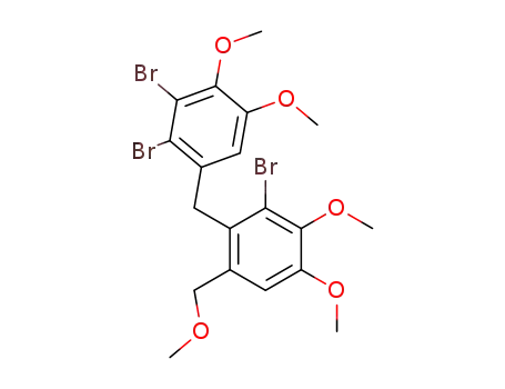 Benzene,
3-bromo-2-[(2,3-dibromo-4,5-dimethoxyphenyl)methyl]-4,5-dimethoxy-1
-(methoxymethyl)-