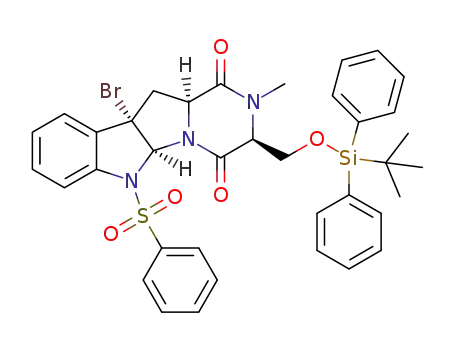 C<sub>37</sub>H<sub>38</sub>BrN<sub>3</sub>O<sub>5</sub>SSi
