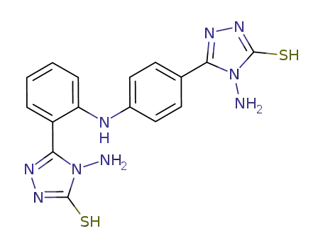4-amino-5-{2-[4-(4-amino-5-mercapto-4H-1,2,4-triazol-3-yl)phenylamino]phenyl}-4H-1,2,4-triazole-3-thiol