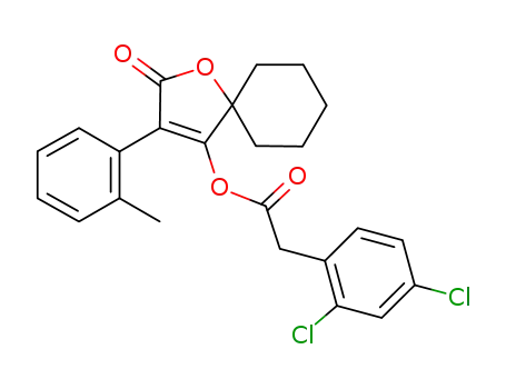 2-oxo-3-o-tolyl-1-oxaspiro[4.5]dec-3-en-4-yl 2-(2,4-dichlorophenyl)acetate