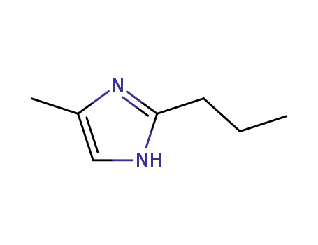 Molecular Structure of 37455-55-3 (4-Methyl-2-propyl-1H-imidazole)