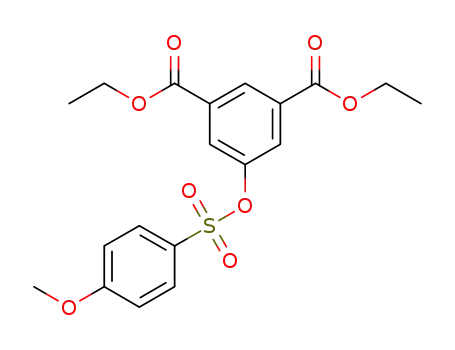 Molecular Structure of 1012984-95-0 (diethyl 5-([(4-methoxyphenyl)sulfonyl]oxy)isophthalate)
