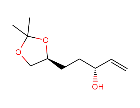 (3R)-5-[(4S)-2,2-dimethyl-1,3-dioxolan-4-yl]pent-1-en-3-ol