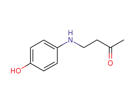 Molecular Structure of 93974-13-1 (2-Butanone, 4-[(4-hydroxyphenyl)amino]-)