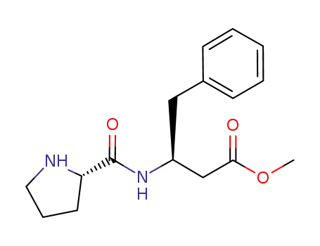 (3S)-4-phenyl-3-[(2S)-tetrahydro-1H-2-pyrrolylcarboxamido]butanoic acid methyl ester