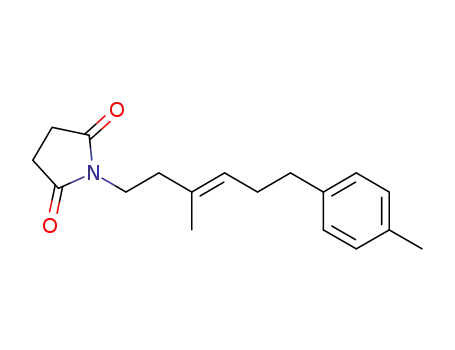 (E)-1-(3-methyl-6-(p-tolyl)hex-3-en-1-yl)pyrrolidine-2,5-dione