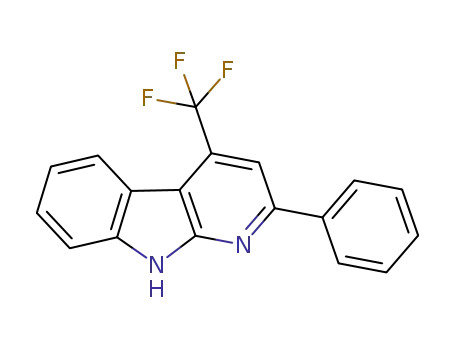 Molecular Structure of 869465-09-8 (2-phenyl-4-(trifluoromethyl)-9H-pyrido[2,3-b]indole)