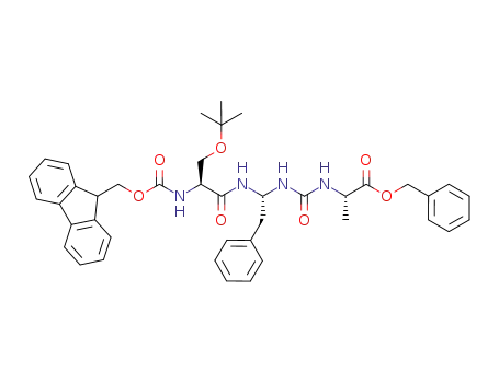 Molecular Structure of 1228178-49-1 (Fmoc-Ser(tBu)-Phe-ψ(NH-CO-NH)-Ala-OBzl)
