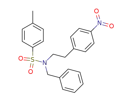 N-Benzyl-4-methyl-N-[2-(4-nitro-phenyl)-ethyl]-benzenesulfonamide