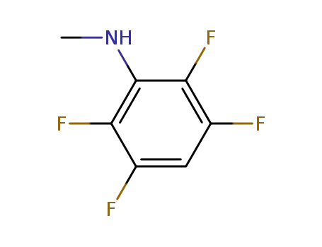 Molecular Structure of 4920-56-3 (2.3.5.6-Tetrafluor-N-methyl-anilin)