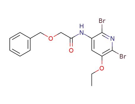 2-(benzyloxy)-N-(2,6-dibromo-5-ethoxypyridin-3-yl)acetamide