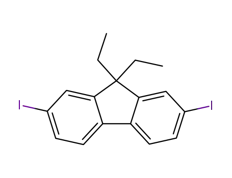 9H-Fluorene, 9,9-diethyl-2,7-diiodo-