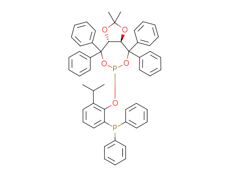 (3aR,8aR)-6-(2-(diphenylphosphanyl)-6-isopropylphenoxy)-2,2-dimethyl-4,4,8,8-tetraphenyltetrahydro[1,3]dioxolo[4,5-e][1,3,2]dioxaphosphepine