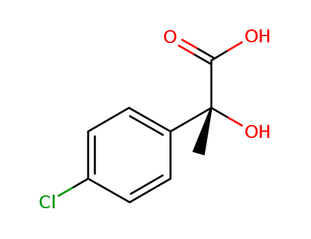 Benzeneacetic acid, 4-chloro-a-hydroxy-a-methyl-, (aR)-