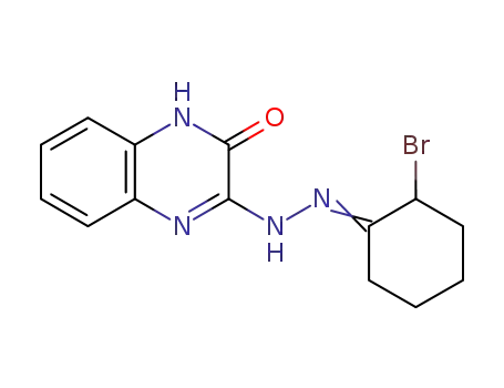 3-[2-(2-bromocyclohexylidene)hydrazinyl]quinoxalin-2(1H)-one