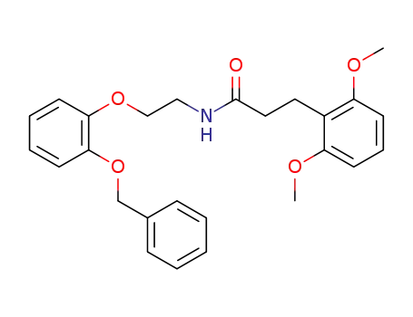 N-(2-(2-(benzyloxy)phenoxy)ethyl)-3-(2,6-dimethoxy phenyl)propanamide