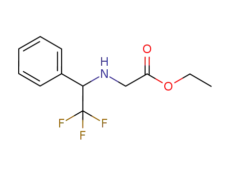 ethyl (2,2,2-trifluoro-1-phenylethylamino)acetate