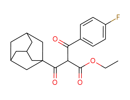 ethyl 3-(1-adamantyl)-2-(4-fluorobenzoyl)-3-oxopropanoate