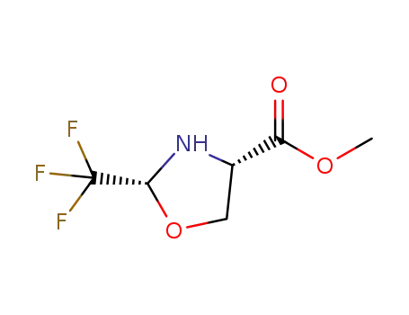 (2R,4S)-2-trifluoromethyloxazolidine-4-carboxylic acid methyl ester