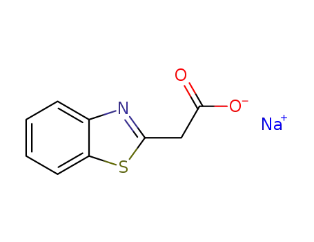 Molecular Structure of 796883-68-6 (2-Benzothiazoleacetic acid, sodium salt)