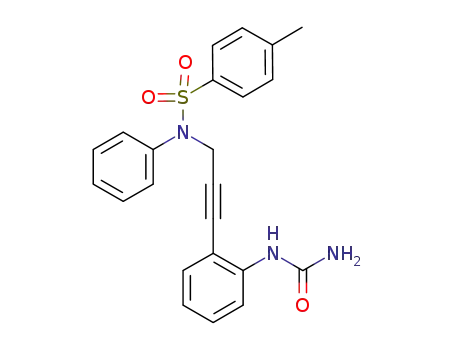N-phenyl-N-(3-(2-ureidophenyl)prop-2-ynyl)-p-toluenesulfonamide