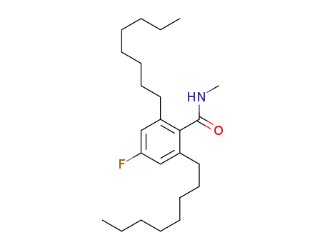 Molecular Structure of 1281888-66-1 (2,6-dioctyl-4-fluoro-N-methylbenzamide)