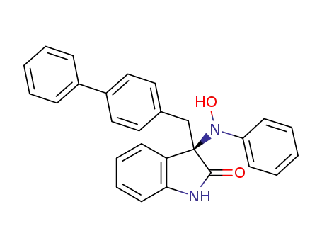 (R)-3-([1,1'-biphenyl]-4-ylmethyl)-3-(hydroxy(phenyl)amino)indolin-2-one