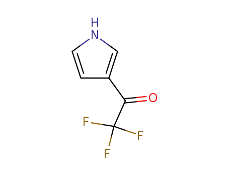 Molecular Structure of 130408-89-8 (Ethanone, 2,2,2-trifluoro-1-(1H-pyrrol-3-yl)- (9CI))
