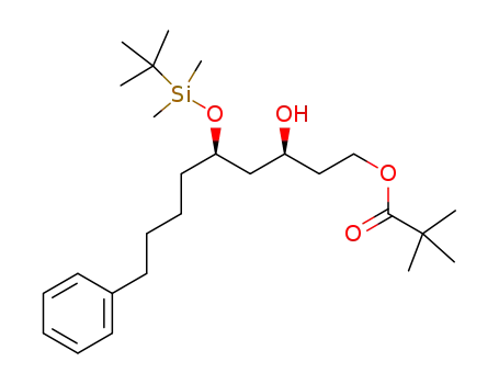 (3S,5R)-5-{[tert-butyl(dimethyl)silyl]oxy}-3-hydroxy-9-phenylnonyl pivalate