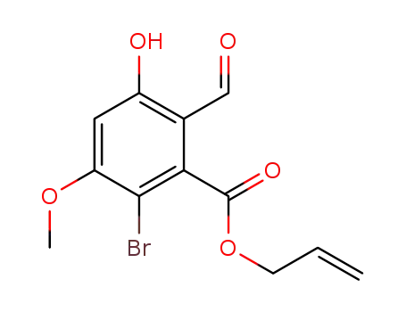 allyl 2-bromo-6-formyl-5-hydroxy-3-methoxybenzoate