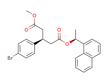 (1'S,3S)-1-(1'-naphthyl)ethyl methyl 3-(4-bromophenyl)pentanedioate