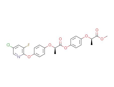 (R,R)-(+)-2-(4-(5-chloro-3-fluoropyridin-2-yloxy)phenoxy)propionic acid 4-(1-methoxycarbonylethoxy)phenyl ester