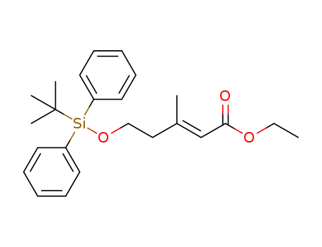 (E)-ethyl 5-((tert-butyl)diphenylsilyloxy)-3-methylpent-2-enoate