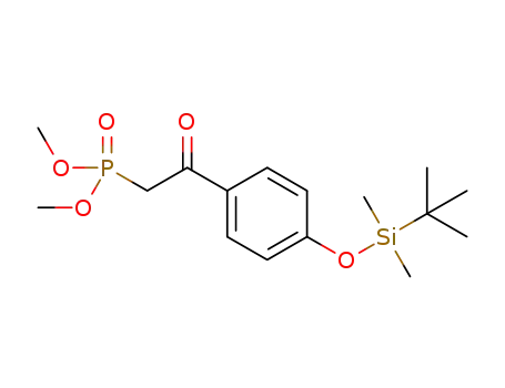 dimethyl 2-{4-[(tert-butyldimethylsilyl)oxy]phenyl}-2-oxoethylphosphonate