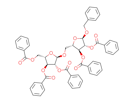 benzyl 2,3,5-tri-O-benzoyl-α-L-arabinofuranosyl-(1->5)-2,3-di-O-benzoyl-α-L-arabinofuranoside