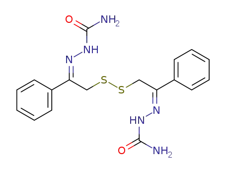 2-[(Z)-2-(2-[(Z)-2-(aminocarbonyl)hydrazono]-2-phenylethyldisulfanyl)-1-phenylethylidene]-1-hydrazinecarboxamide