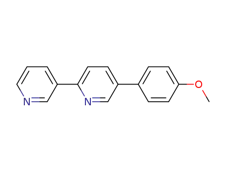 Molecular Structure of 1314250-29-7 (5-(4-methoxyphenyl)-2,3'-bipyridine)