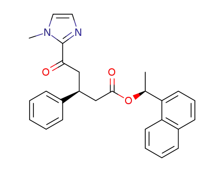 Molecular Structure of 1315282-21-3 ((1'S,3S)-1'-naphthylethyl-4-(1-methyl-1H-imidazolylcarbonyl)-3-phenylbutyrate)