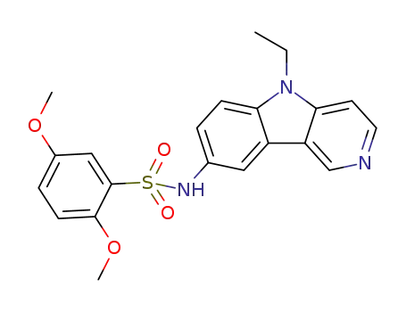 2,5-dimethoxy-N-(5-ethyl-5H-γ-carbolin-8-yl)benzenesulfonamide