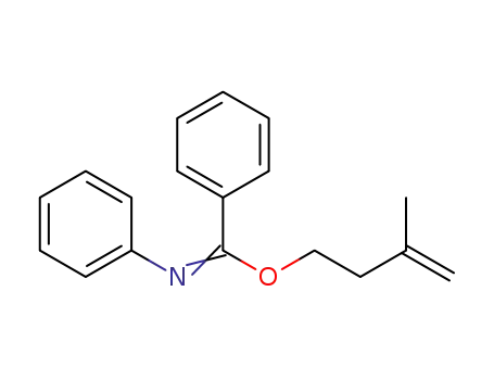 Molecular Structure of 1252581-35-3 (3-methylbut-3-enyl N-phenylbenzimidate)