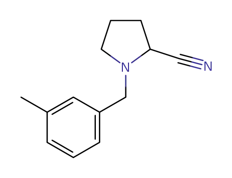 1-(3-methylbenzyl)pyrrolidine-2-carbonitrile