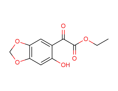 6-히드록시-알파-옥소-1,3-벤조디옥솔-5-아세트산 에틸 에스테르