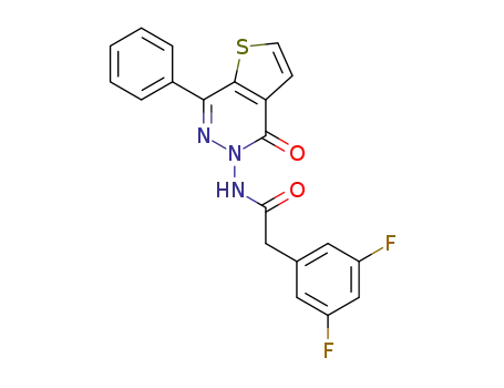 2-(3,5-difluorophenyl)-N-(4-oxo-7-phenylthieno[2,3-d]pyridazin-5(4H)-yl)acetamide