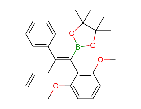 (E)-2-(1-(2,6-dimethoxyphenyl)-2-phenylpenta-1,4-dienyl)-4,4,5,5-tetramethyl-1,3,2-dioxaborolane