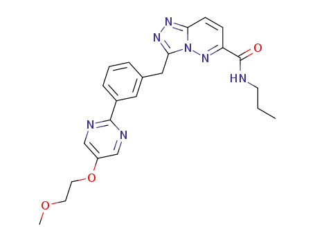 N-isopropyl-3-{3-[5-(2-methoxyethoxy)pyrimidin-2-yl]benzyl}-1,2,4-triazolo[4,3-b]pyridazine-6-carboxamide