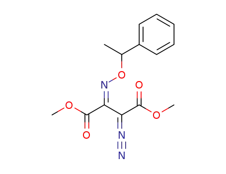 (E)-dimethyl 2-diazo-3-(1-phenylethoxyimino)succinate