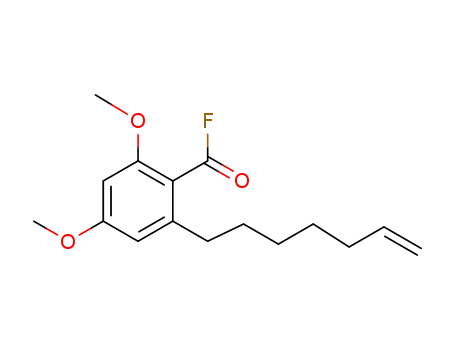 6-(hept-6-en-1-yl)-2,4-dimethoxybenzoyl fluoride