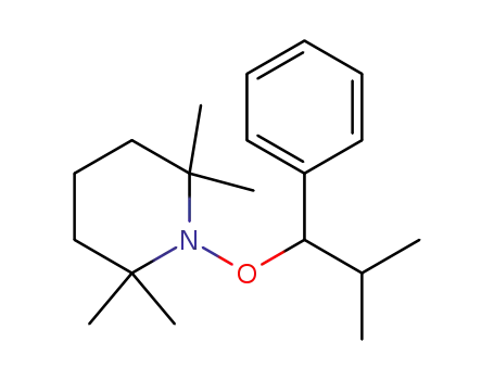 Molecular Structure of 1333501-16-8 (2,2,6,6-tetramethyl-1-(2-methyl-1-phenylpropoxy)piperidine)