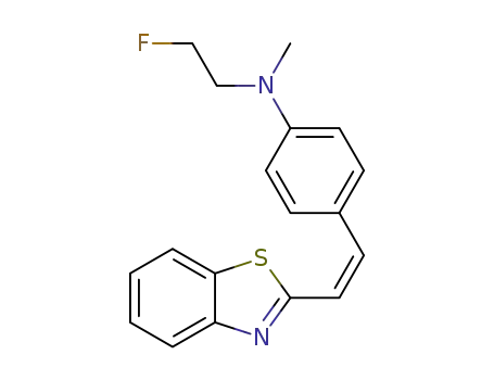 (Z)-2-[N-methyl-N-(2'-fluoroethyl)-4'-aminostyryl]benzothiazole
