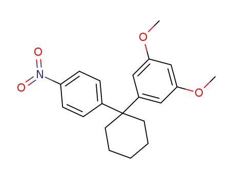 1,3-dimethoxy-5-(1-(4-nitrophenyl)cyclohexyl)benzene